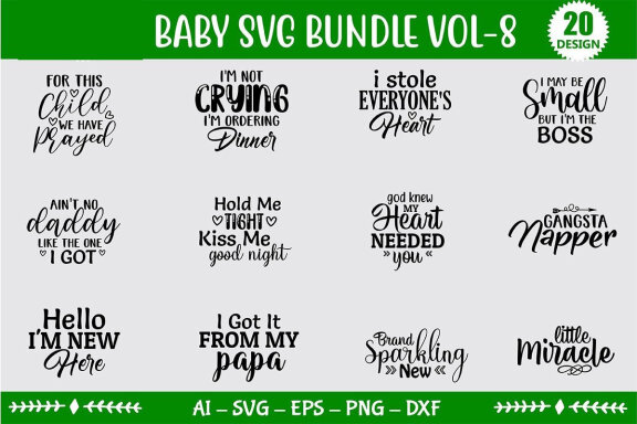 Baby Boy Svg Bundle 