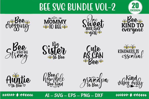 Bee SVG Bundle