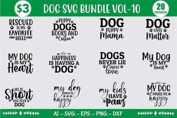 Dog SVG Bundle