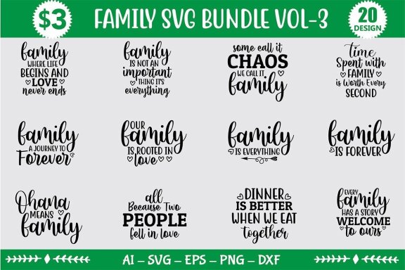 Family SVG Bundle