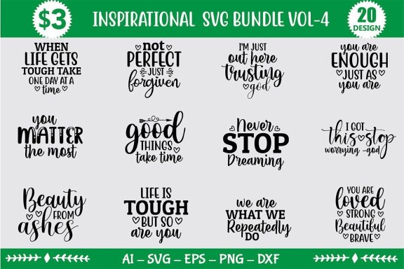 Inspirational SVG Bundle