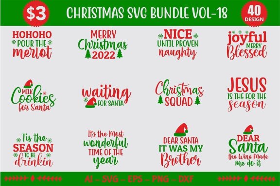 Christmas SVG Bundle