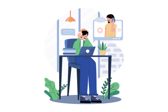 M632_Customer Support Illustration Pack