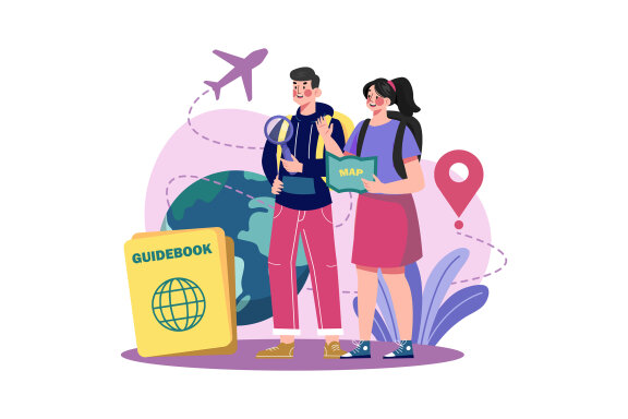 M627_Vacation Travel Illustration Pack 2