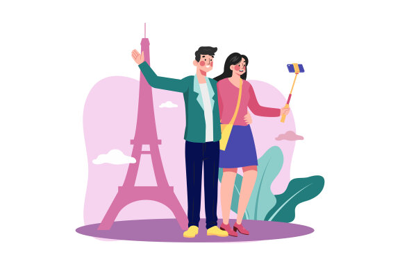 M627_Vacation Travel Illustration Pack 2