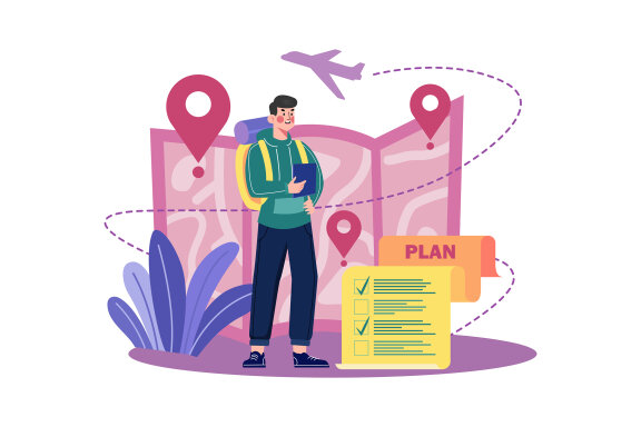 M627_Vacation Travel Illustration Pack 2