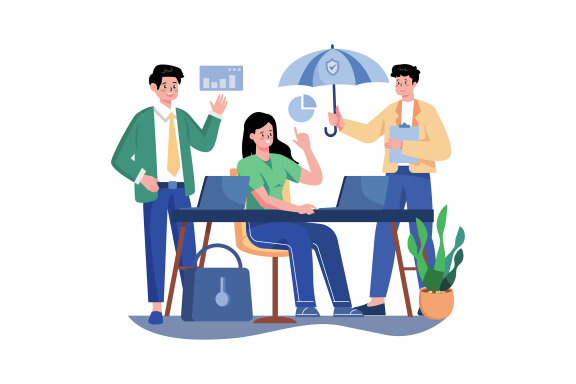 M625_Insurance Services Illustration Pack 2