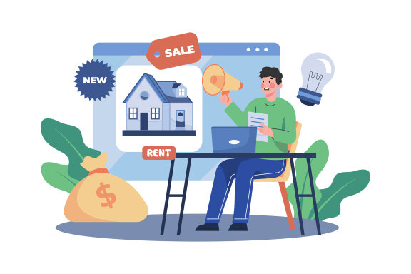 M624_Online Rent Home Illustration Pack 1