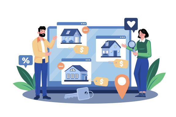 M624_Online Rent Home Illustration Pack 1