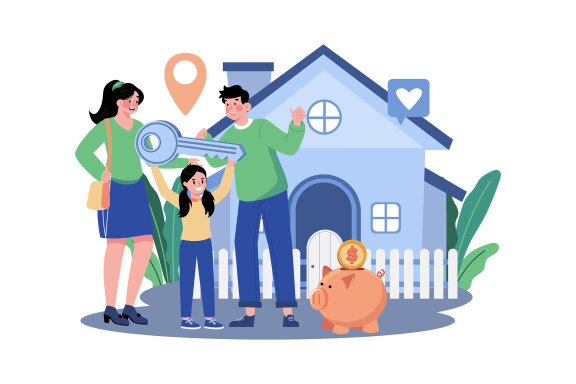 M624_Online Rent Home Illustration Pack 2