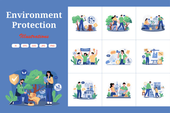 M623_Environment Protection Illustration Pack 2