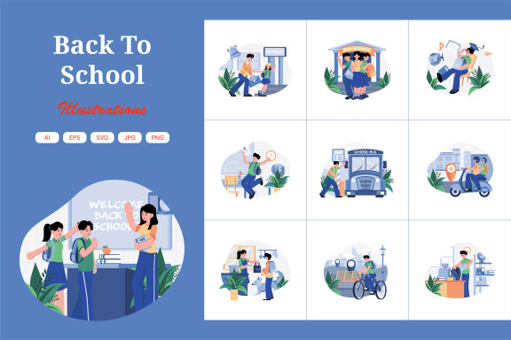 M620_Back To School Illustration Pack 1