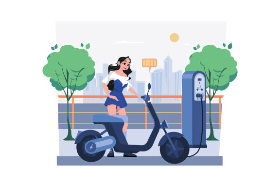 M619_Electronic Vehicle Illustration Pack