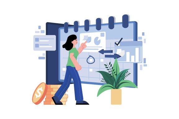 M616_Appointment Scheduling Illustration Pack