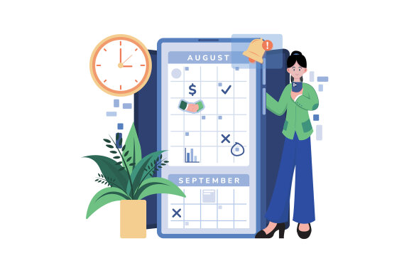 M616_Appointment Scheduling Illustration Pack