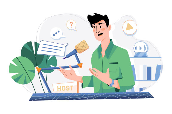 M611_Live Podcast Illustration Pack