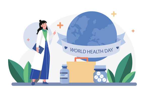 M604_World Health Day Illustration Pack