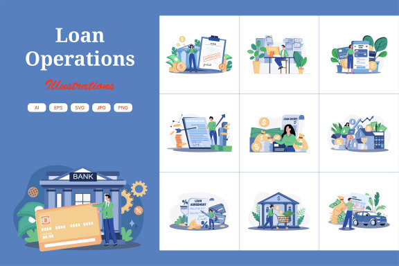 M601_Loan Operations Illustration Pack 1