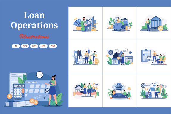 M601_Loan Operations Illustration Pack 2