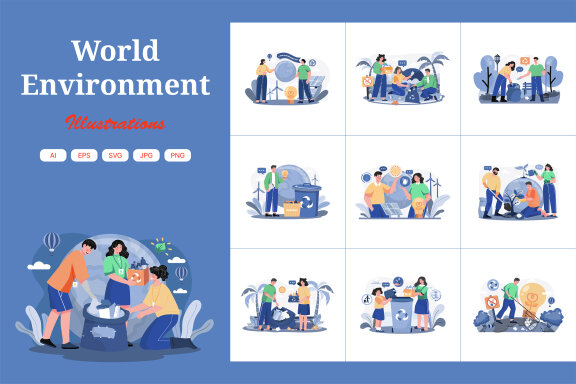 M599_World Environment Illustration Pack 1