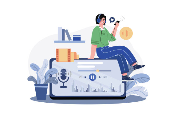 M598_Live Podcast FREE Illustration Pack 1