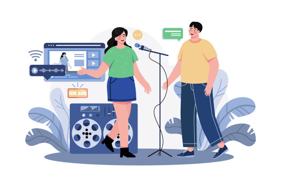 M598_Live Podcast FREE Illustration Pack 1