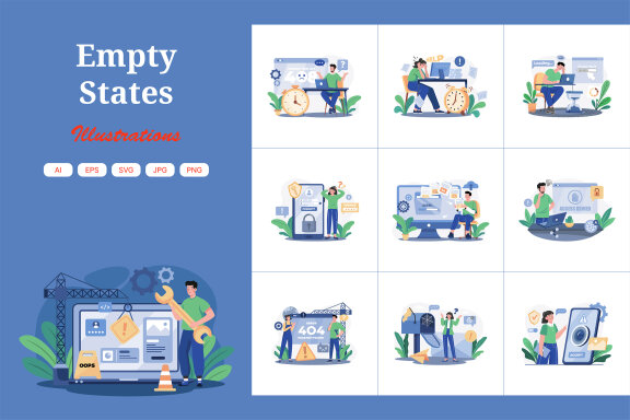 M597_Empty States Illustration Pack 2
