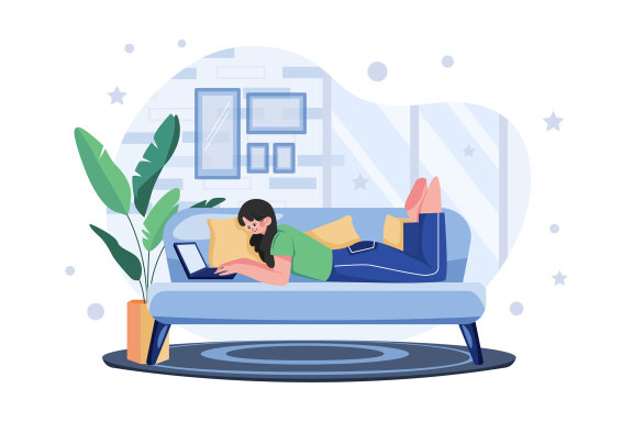 M593_Work From Home Illustration Pack