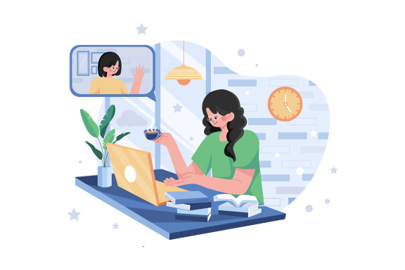 M593_Work From Home Illustration Pack