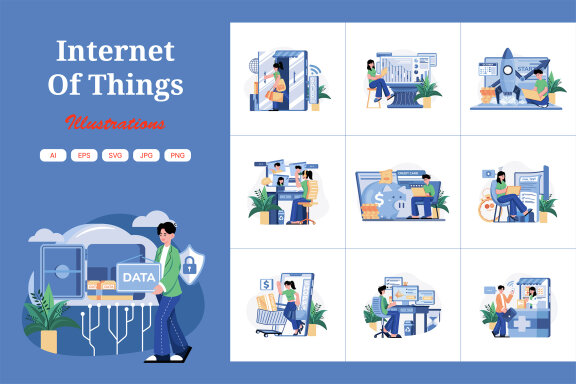 M590_Internet Of Things Illustration Pack