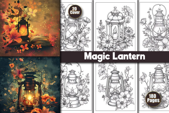 Magic Lantern Coloring Pages