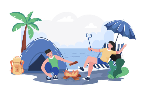 M586_Summer Holiday Illustration Pack