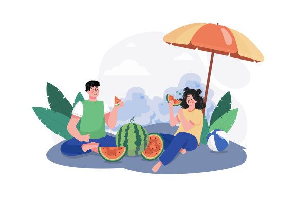 M586_Summer Holiday Illustration Pack