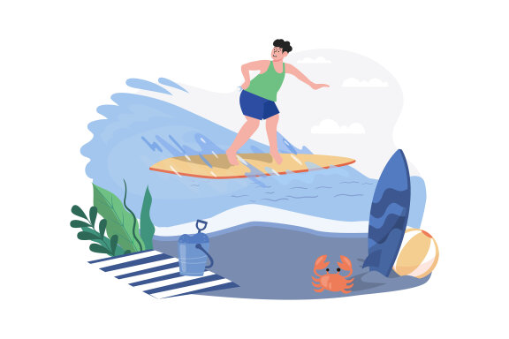 M586_Summer Holiday Illustration Pack