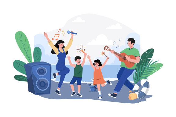 M586_Summer Holiday Illustration Pack