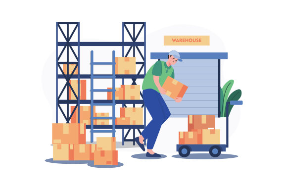 M585_Delivery Services Illustration Pack