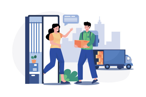 M585_Delivery Services Illustration Pack