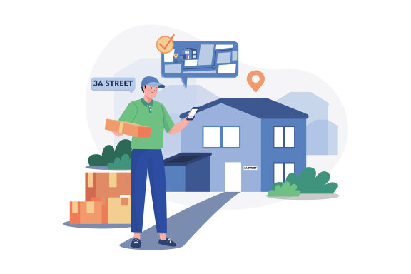 M585_Delivery Services Illustration Pack