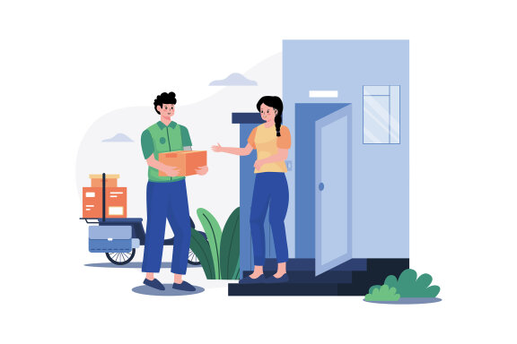 M585_Delivery Services Illustration Pack