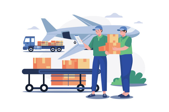 M585_Delivery Services Illustration Pack