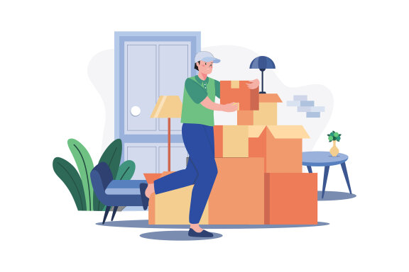 M585_Delivery Services Illustration Pack