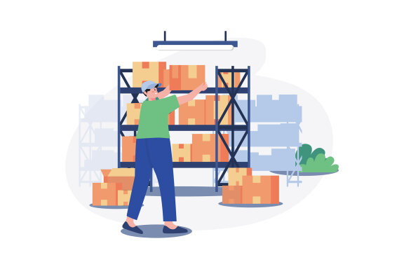 M585_Delivery Services Illustration Pack