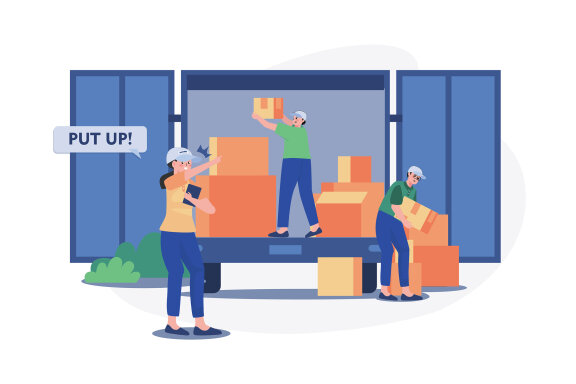 M585_Delivery Services Illustration Pack