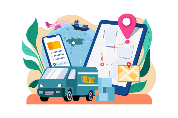 M582_Delivery Service Illustration Pack