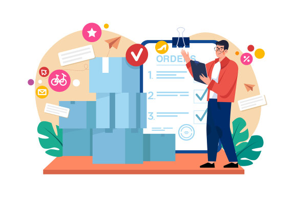 M582_Delivery Service Illustration Pack