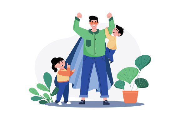 M578_Father's Day Illustration Pack
