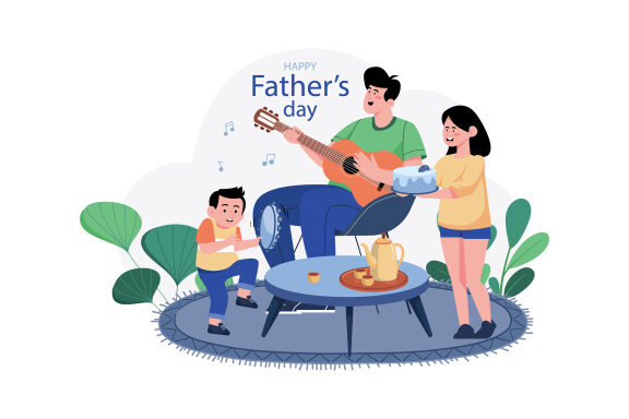 M578_Father's Day Illustration Pack