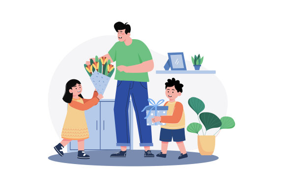 M578_Father's Day Illustration Pack