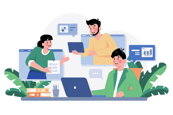 M577_Business Activities Illustration Pack