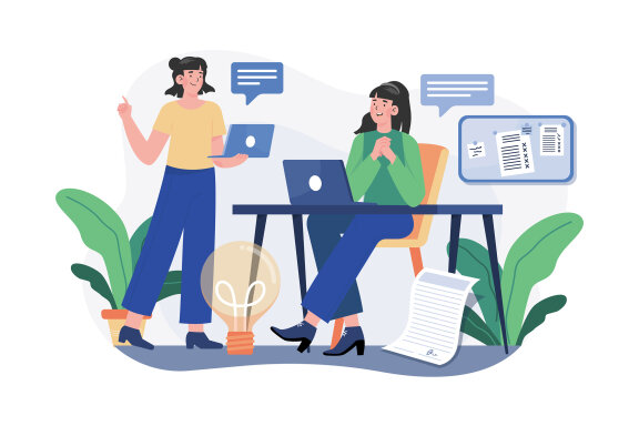 M574_Remote Working Illustration Pack